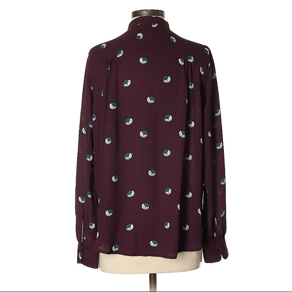 LOFT Button-Down Blouse - Picture 2 of 2